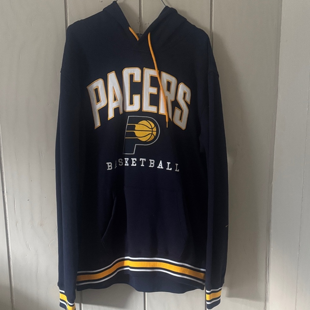 Pacers Basketball Navy Hoodie